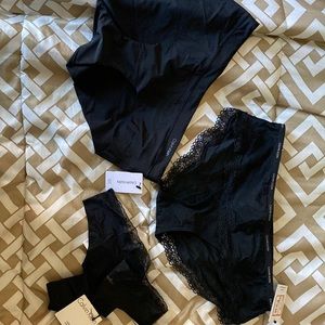 3 pairs of black Calvin Klein underwear